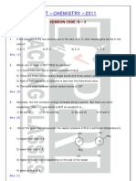 KCET2011 Chemistry Answerkey