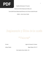 2do Informe Reglamentos y Etica de La Unefa