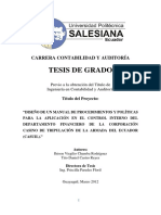 Tesis de Grado: Carrera Contabilidad Y Auditoría