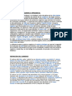 Historia de La Quimica Organica