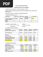 Class 12 Accountancy Project Important Points To Be Considered