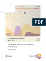 Estimador Mensual de Actividad Económica - Septiembre