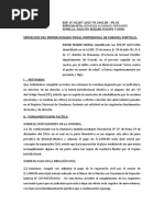 Solicitud de Rehabilitación y Antecedentes Penales - David Marin Ysuisa