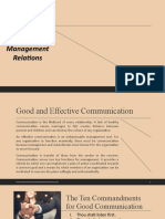 Chapter 15 - The Role of Communications in Labor-Management Relations