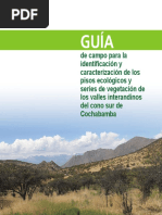 5883 - 01 Guía de Identificación y Caracterización Pisos Ecológicos y Series de Vegetación Del Cono Sur