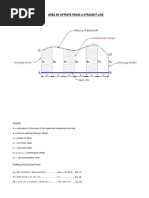 Area by Offsets From A Straight Line