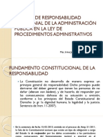 Regimen de Responsabilidad Patrimonial de La Administracion Publica en La Lpa