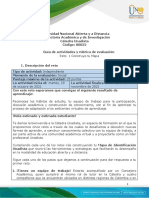 Guía de Actividades y Rúbrica de Evaluación - Reto 1 - Construye Tu Mapa