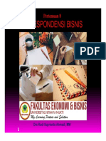 Pert 8 Korespondensi Bisnis