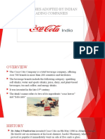 Strategies Adopted by Cocacola