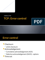 TCP Error Control