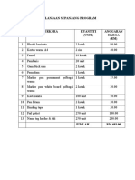 ANGGARAN PERBELANJAAN SEPANJANG PROGRAM Transisi