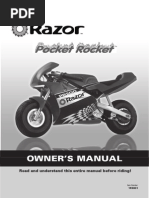 Owner'S Manual: Read and Understand This Entire Manual Before Riding!