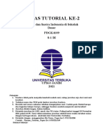 SOAL Tugas Tutorial Ke-2 PDGK 4109 Sarolangun