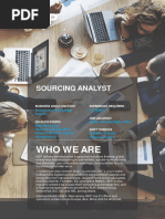 GEP JD - KS - Sourcing Analyst 2021-22