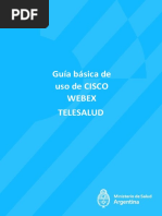 Guía Básica de Uso de CISCO Webex Telesalud