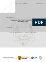 Instructivo Certificacion de Documentos