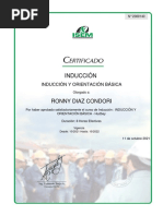 Certificado Hudbay