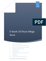 E-Book 10 Dicas Mega Sena