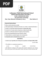 Revision Test - 2 Class 10 IT TERM - 1