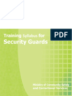 Bodyguard Training Manual PDF