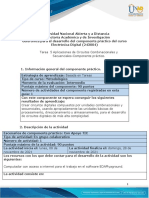 Guía para El Desarrollo Del Componente Práctico y Rúbrica de Evaluación - Unidad 4 - Tarea 5 - Aplicaciones Con Circuitos Combinacionales y Secuenciales - Componente Práctico