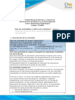 Guía de Actividades y Rúbrica de Evaluación - Tarea 4 Interpretar Estudio de Caso y Aspectos Generales en Tomografía Computarizada