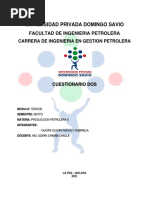 Cuestionario II - Analisis de Curvas Ipr para Gas y Petroleo de Magally