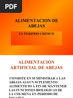 Alimentacion de Abejas