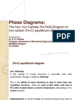 Phase Diagrams:: The Iron-Iron Carbide (Fe-Fe3C) Diagram or Iron-Carbon (Fe-C) Equilibrium Diagram