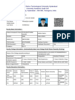 Jawaharlal Nehru Technological University Hyderabad University Academic Audit Cell Kukatpally, Hyderabad - 500 085, Telangana, India