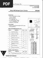 'Jzis - Su: Silicon PNP Darlington Power Transistor