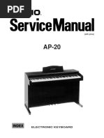 Casio AP 20 Service Manual