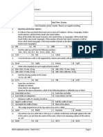 NATA Aptitude Section - Mock Test 1 Student Name: Center Name: Total Marks: 80 Total Time: 50 Mins Question and Answer Options