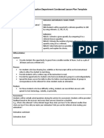 Grade 2 Estimation Math Lesson Plan Template