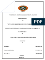 Iot Based Green House Monitoring System - 1