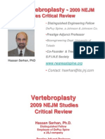 Vertebroplasty - : 2009 NEJM Studies Critical Review