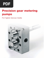 Precision Gear Metering Pumps: For Higher-Viscous Media