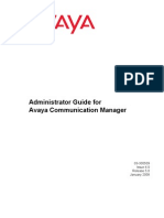 Avaya Communications Manager Admin Guide