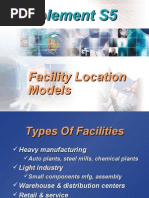 Facility Location Models