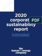 Chevron Sustainability Report 2020