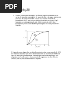 Exercícios Sobre Hemoglobina