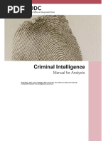 UNODC Criminal Intelligence Manual For Analysts