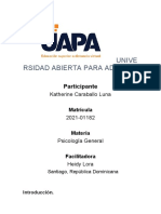 Tarea 5 y 6 de Psicologia General