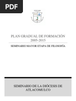 Plan de Formacion S. Mayor Filosofia