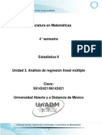 Unidad 3. Analisis de Regresion Lineal Multiple