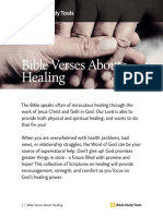 Bible Verses On Healing - Original