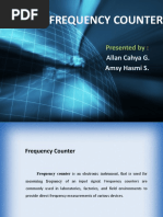 Frequency Counter: Presented by