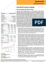 Systematix Sona BLW Initiates Coverage