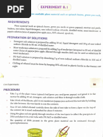 Experiment 6 - Isolation of Dna From Plant Material